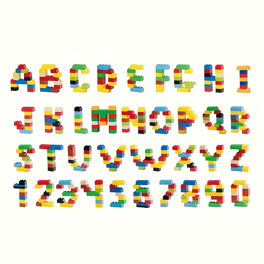 1200pcs Blocs de Construction Éducatifs pour Enfants, Jouets Puzzle, Blocs de Construction à Brancher, Adaptés pour Thanksgiving, Halloween, Noël, Cadeaux d'Anniversaire pour Garçons et Filles, Couleurs et Formes de Grains Aléatoires